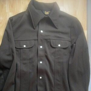 Vintage 70s Lee Polyester Western Pearl Snap Disco Shirt